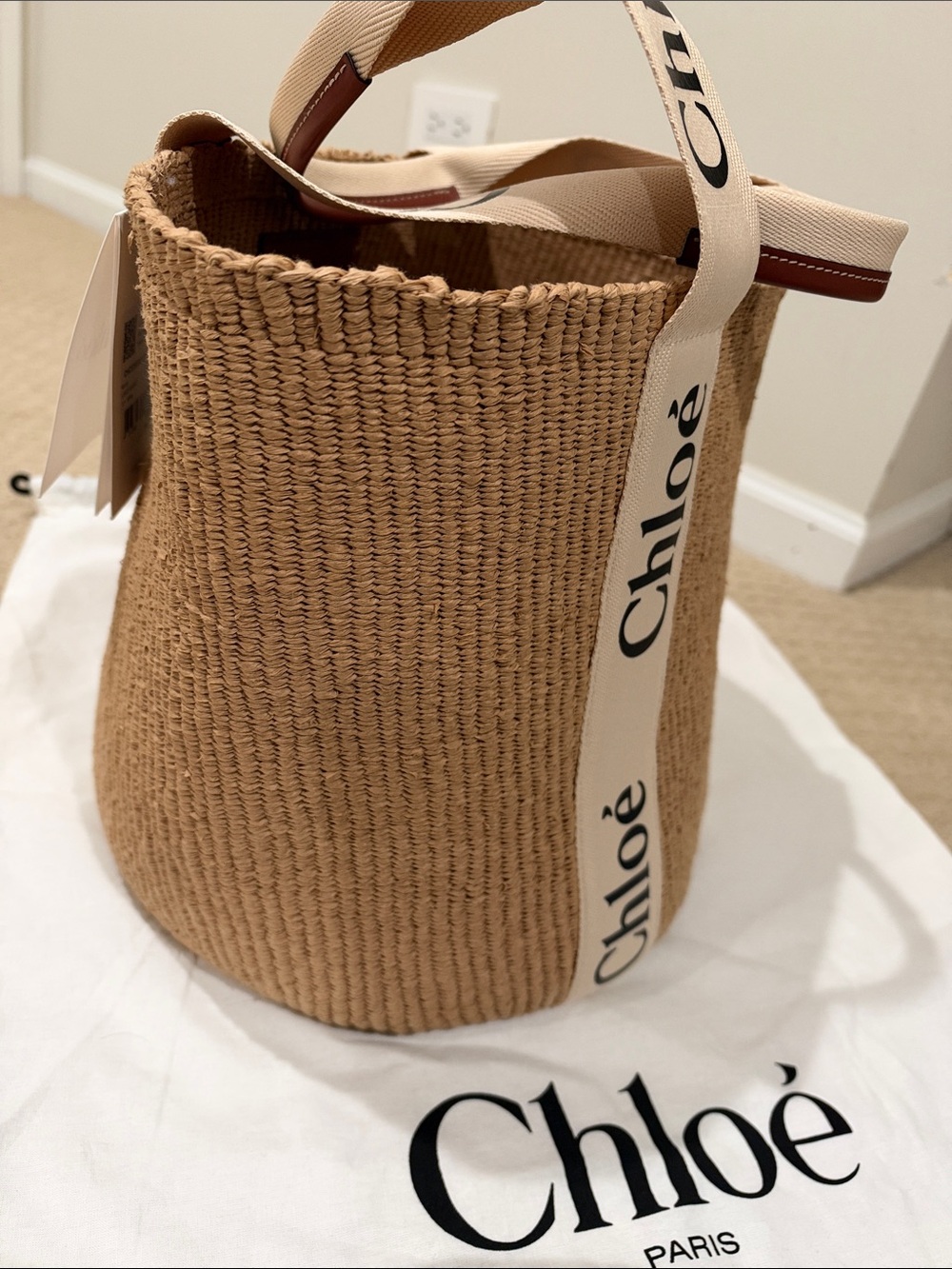 Authentic Chloé Woody Large Basket - Picture 6 of 14